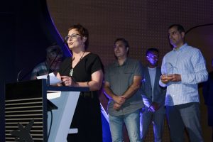 Momento de los agradecimientos. Foto: Heraldo de Aragón Momento de los agradecimientos. Foto: Heraldo de Aragón