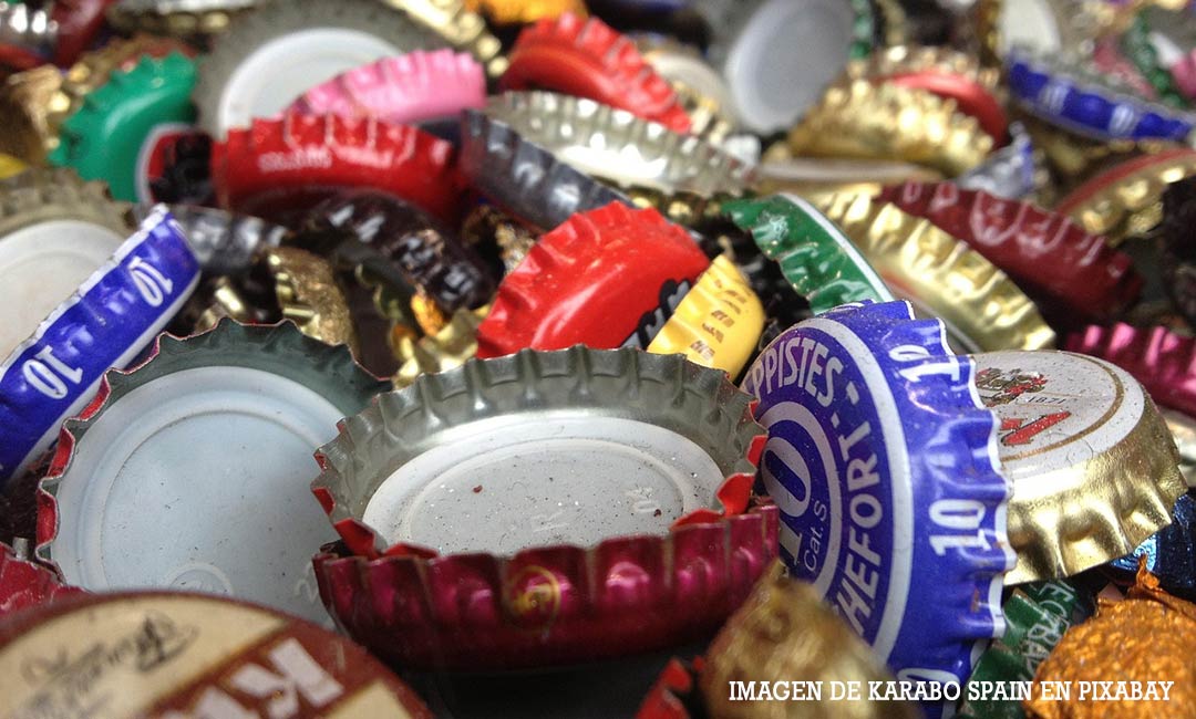 According to the study, the polyester found came from the paint on the metal closure of the container.