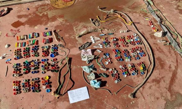 Basura en nuestras playas.